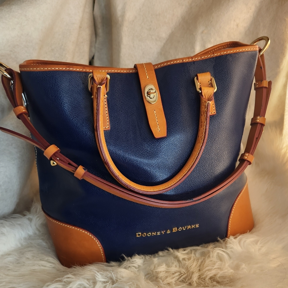 Damaged - blue Dooney & Bourke purse handbag